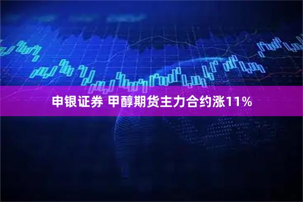 申银证券 甲醇期货主力合约涨11%