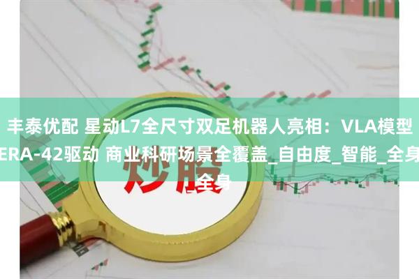 丰泰优配 星动L7全尺寸双足机器人亮相:VLA模型ERA-42驱动 商业科研场景全覆盖_自由度_智能_全身
